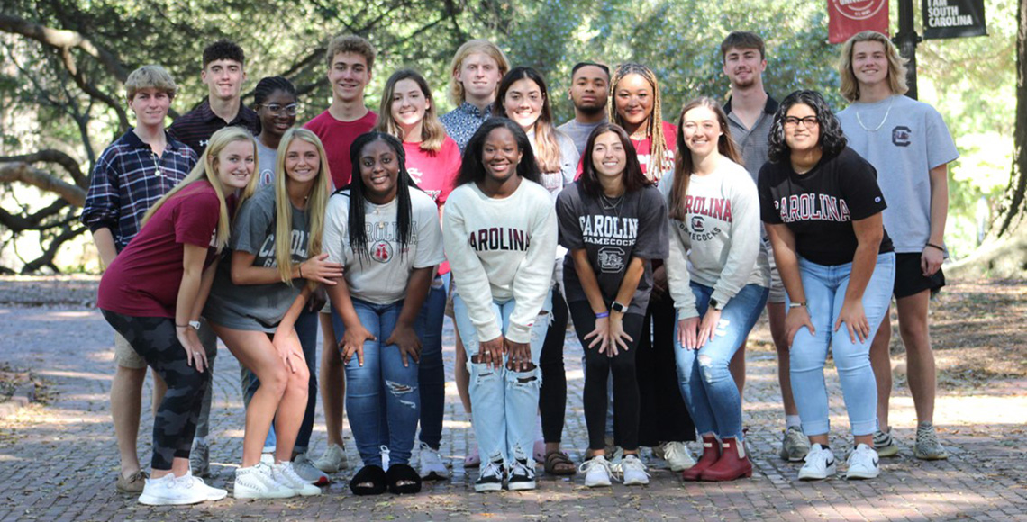 A University 101 class posing