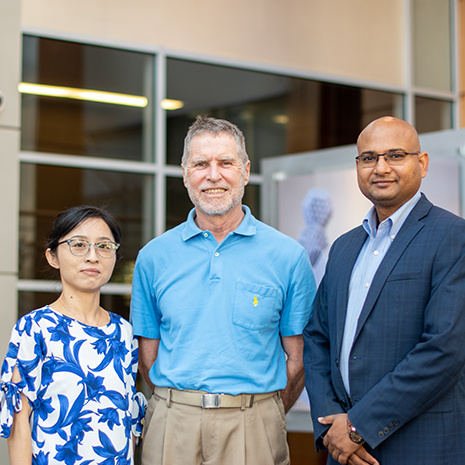 three engineering professors