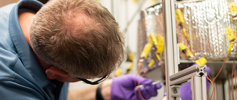 Man working in lab