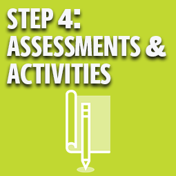 Step 4: Assessments & Activities