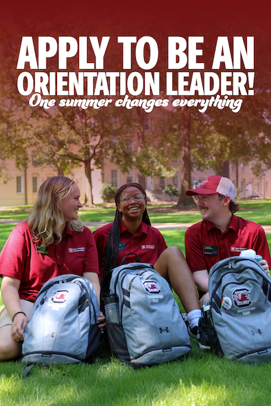 Flyer for Orientation Leader Applications