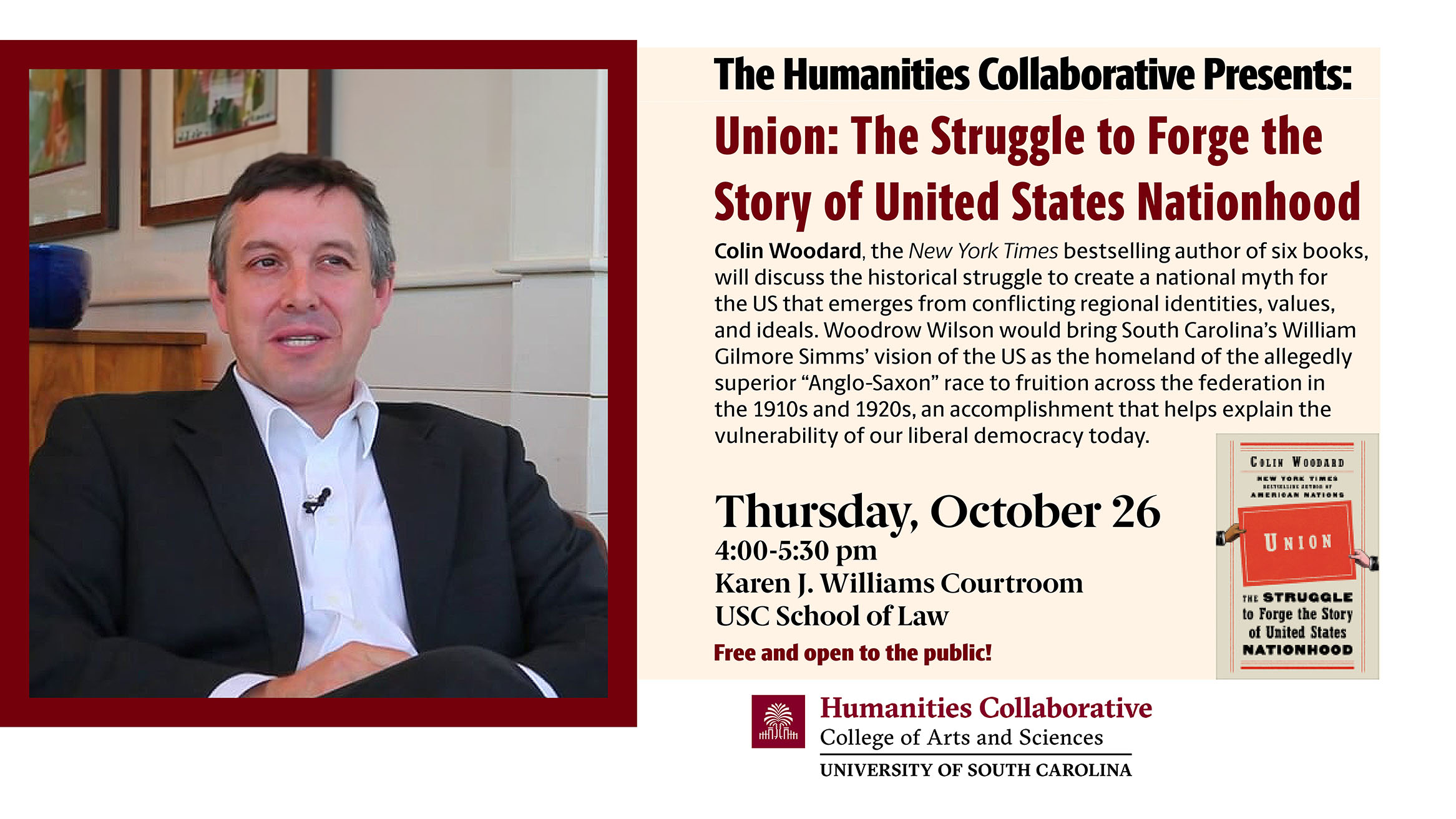 Digital Flyer Discussion of Union: The Struggle to Forge the Story of United States Nationhood
