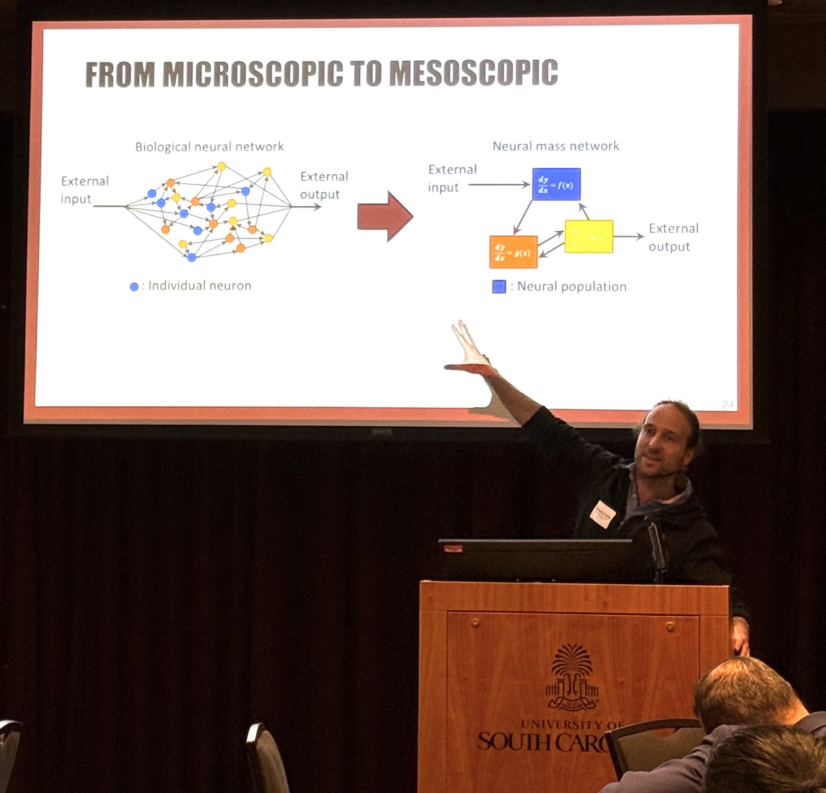 Dr. Christian O'Reilly presents his work