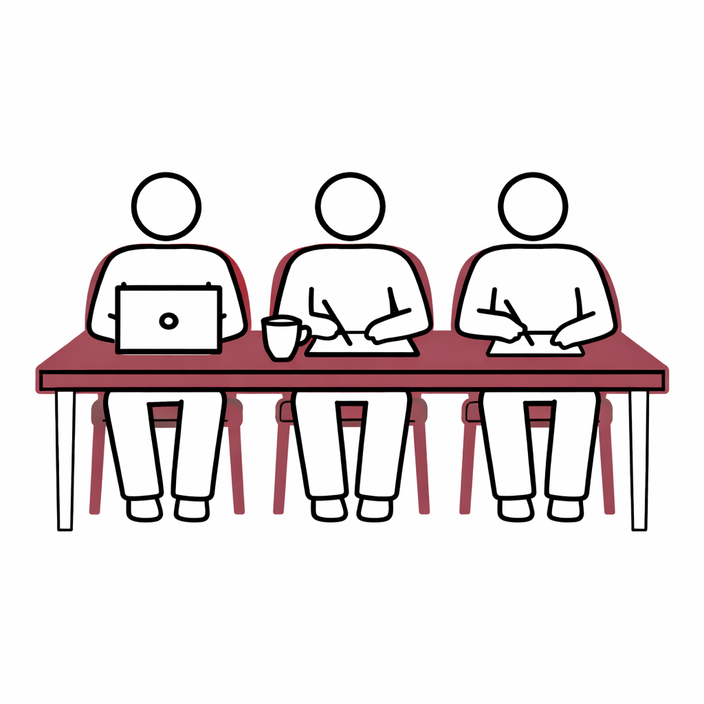 Meeting around a table