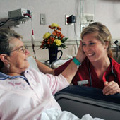 nurse with a patient