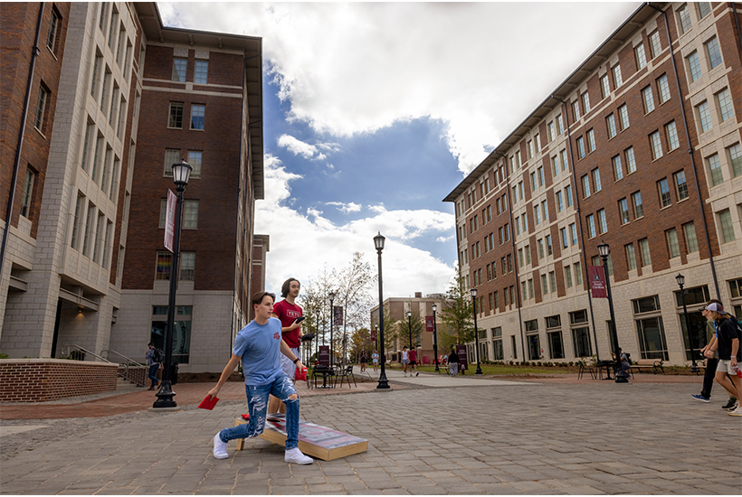 Students moved into Campus Village in fall 2023.